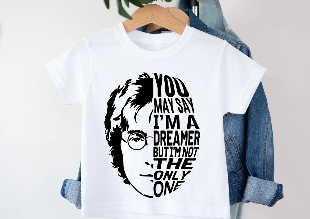John Lennon Inspired Tee T Shirt Clothing Music Gift Rock